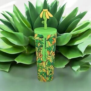 Starbucks x Farm Rio Coolaboration. “Board Banana” 24 oz Venti Cold Tumbler